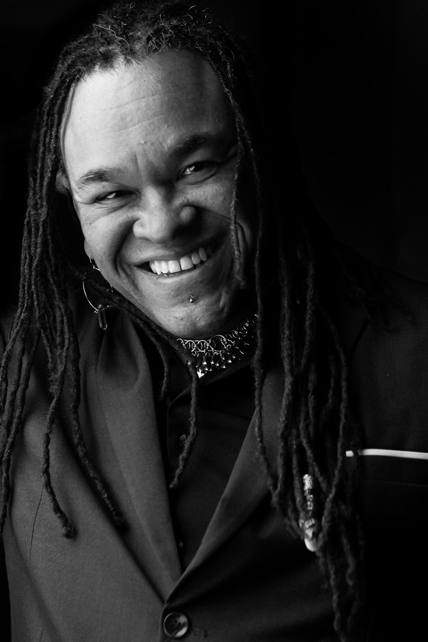 Tony Holmes — black and white portrait